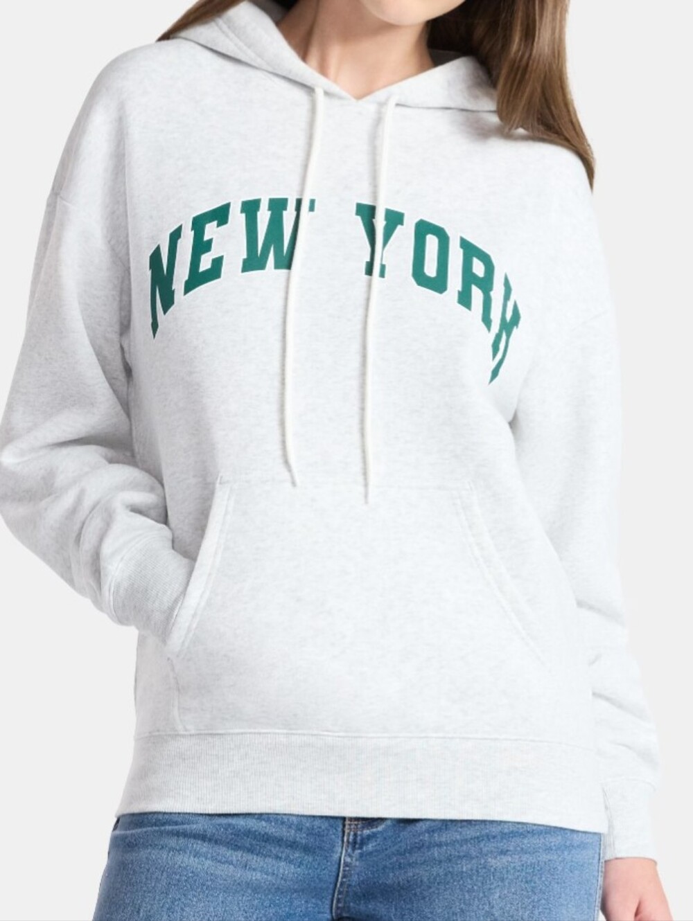 New York Graphic Hooded Sweatshirt .